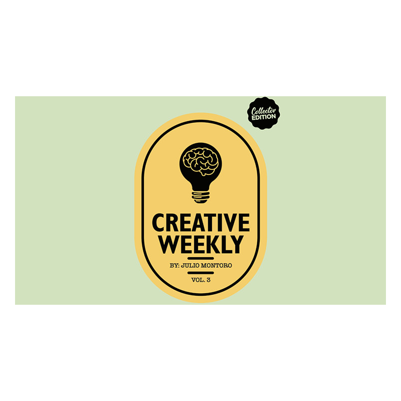 CREATIVE WEEKLY VOL. 3 LIMITED (Gimmicks and Online Instructions) by Julio Montoro - Trick