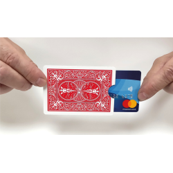Credit Card Holder (Made from Blue Bicycle cards) by Joker Magic - Trick