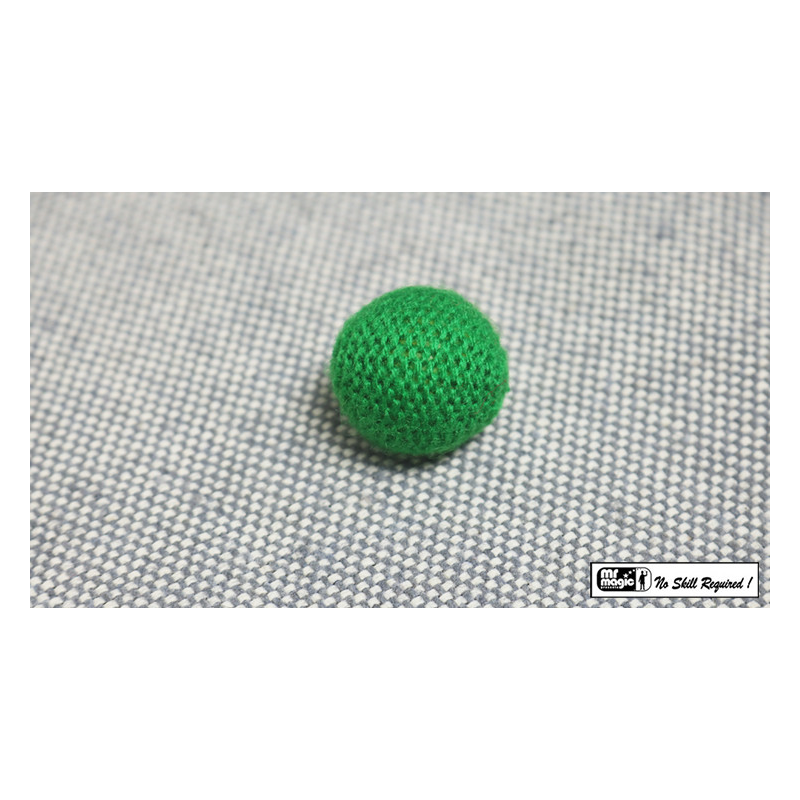 Crochet Ball .75 inch Single (Green) by Mr. Magic - Trick