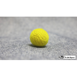 Crochet Ball .75 inch Single (Yellow) by Mr. Magic - Trick