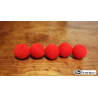Crochet 5 Ball combo Set (1"/Red) by Mr. Magic - Trick
