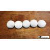 Crochet 5 Ball combo Set (1"/White) by Mr. Magic - Trick