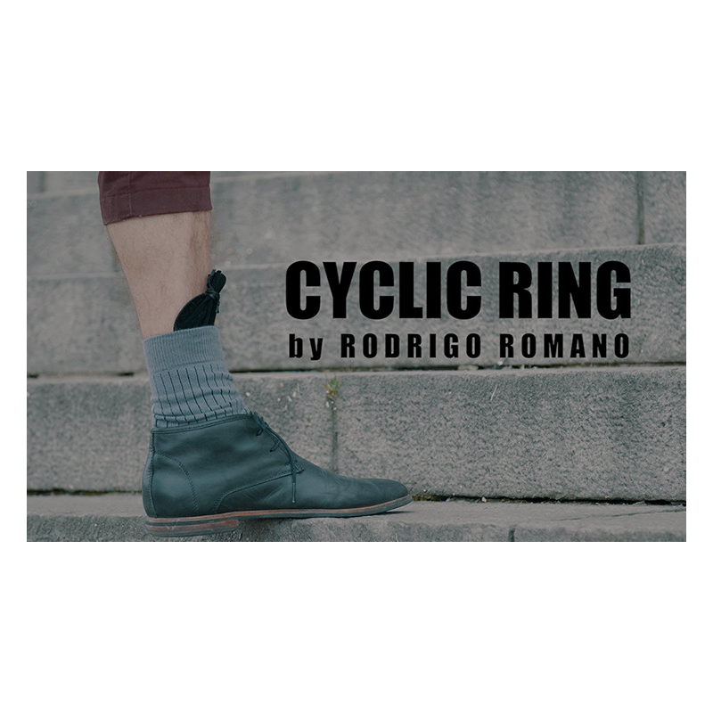 CYCLIC RING (Black Gimmick and Online Instructions) by Rodrigo Romano - Trick
