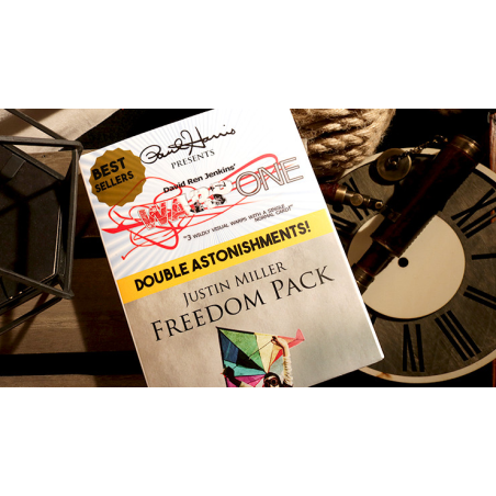 Paul Harris Presents Warp One/Freedom Pack Double Astonishments by Justin Miller and David Jenkins - Trick