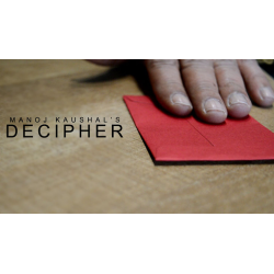 DECIPHER RED (Gimmick and Online Instructions) by Manoj Kaushal - Trick