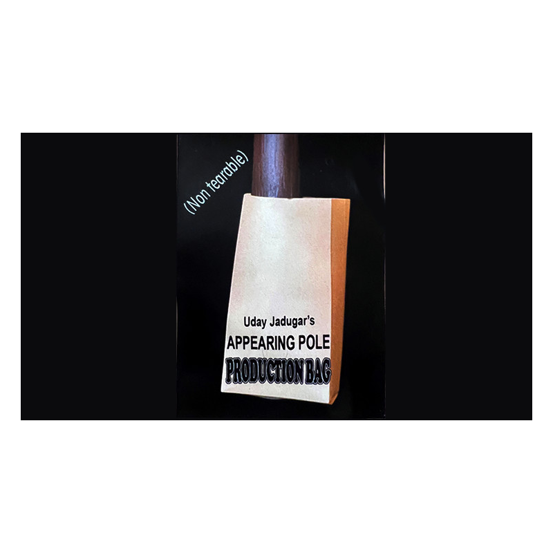 APPEARING POLE BAG BROWN (Gimmicked / No Tear) by Uday Jadugar - Trick