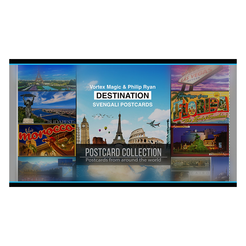 Vortex Magic Presents DESTINATION by Philip Ryan (Svengali Postcards) - Trick