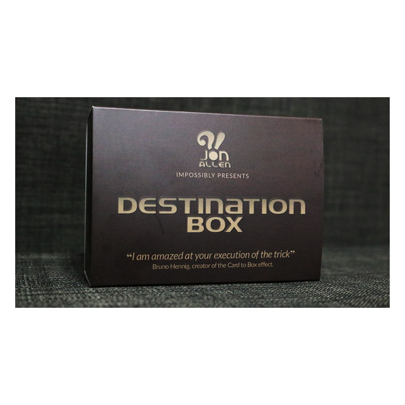 DESTINATION BOX (Gimmicks and Online Instructions) by Jon Allen - Trick