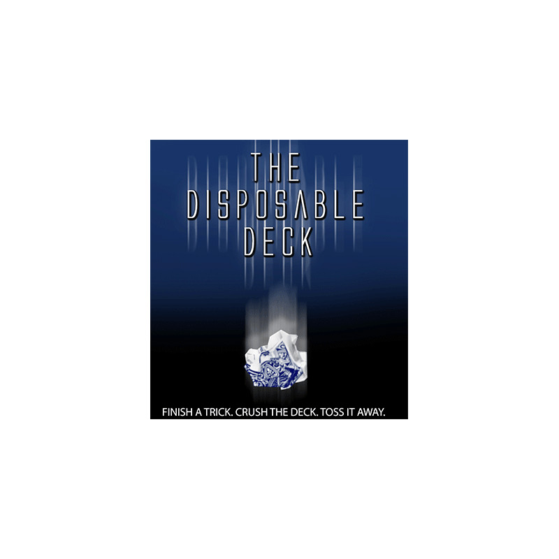 Disposable Deck 2.0 (blue) by David Regal - Trick