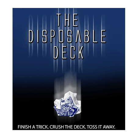 Disposable Deck 2.0 (blue) by David Regal - Trick