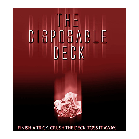 Disposable Deck 2.0 (red) by David Regal - Trick