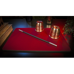 Deluxe Close-Up Pad 11X16 (Red) by Murphy's Magic Supplies - Trick
