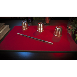 Deluxe Close-Up Pad 16X23 (Red) by Murphy's Magic Supplies - Trick