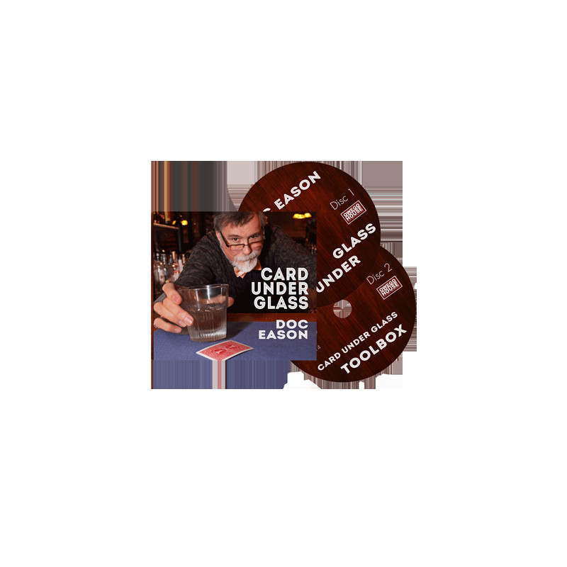 Doc Eason Card Under Glass (2 DVD set) by Kozmomagic - DVD
