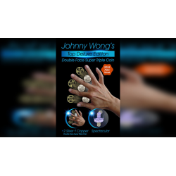 Double Face Top Deluxe Edition Super Triple Coin by Johnny Wong