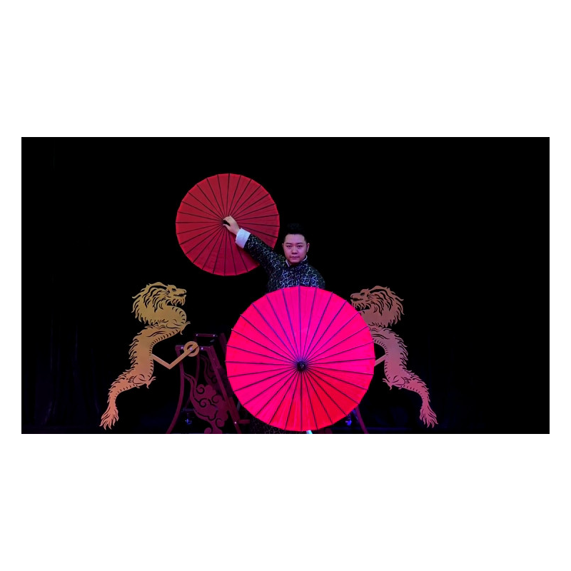 Dragon Parasol Set RED by LY and MS Magic - Trick