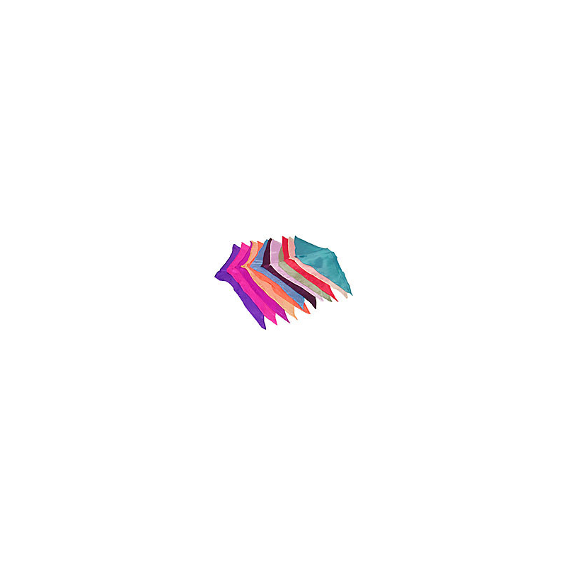 12 inch Diamond Cut Silks - 12-pack (Assorted Colors) by Vincenzo Di Fatta