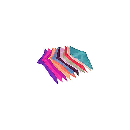 12 inch Diamond Cut Silks - 12-pack (Assorted Colors) by Vincenzo Di Fatta