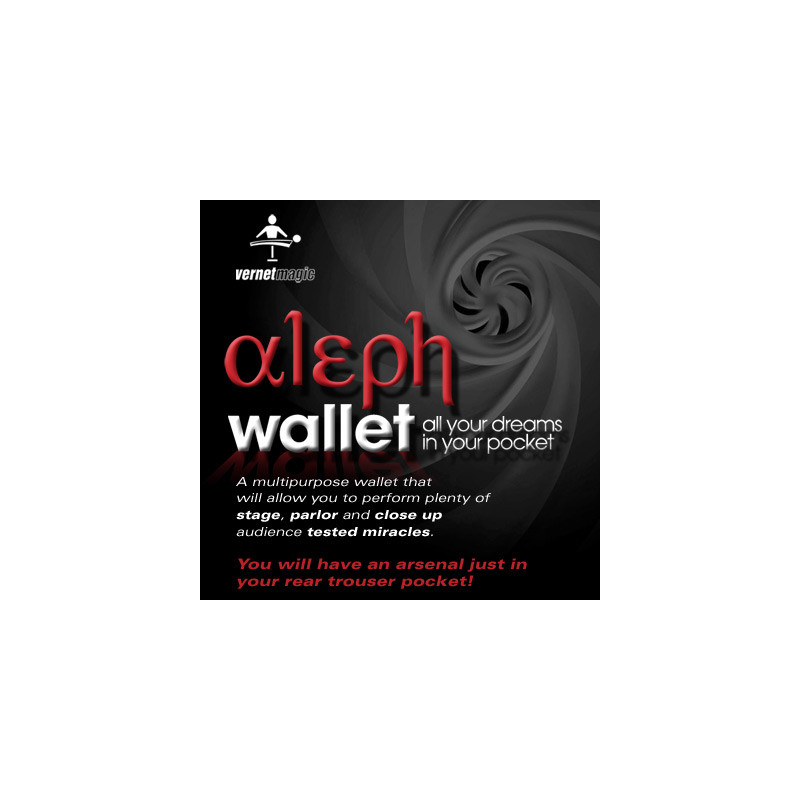 Aleph Wallet (Gimmick and Online Instructions) by Vernet Magic