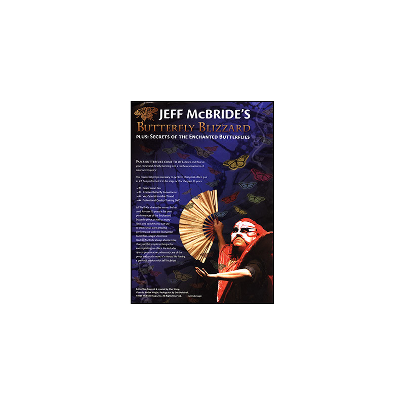 Butterfly Blizzard (Props and Online Instructions) by Jeff McBride and Alan Wong - Trick
