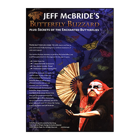Butterfly Blizzard (Props and Online Instructions) by Jeff McBride and Alan Wong - Trick