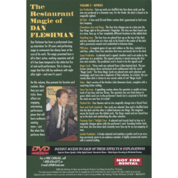 Restaurant Magic Volume 2 by Dan Fleshman - DVD
