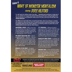 Docc Hilford: Night Of Monster Mentalism Volume 4 - DVD