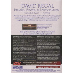 Premise Power and Participation Vol. 3 by David Regal and L and L Publishing - DVD