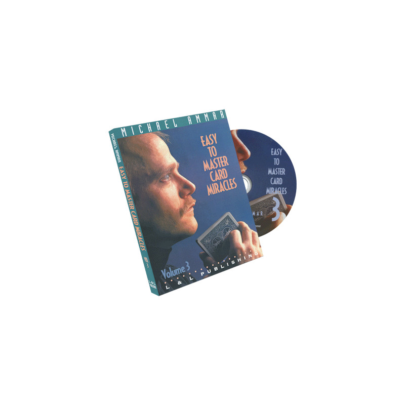 Easy to Master Card Miracles Volume 3 by Michael Ammar - DVD