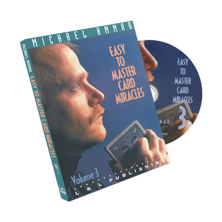 Easy to Master Card Miracles Volume 3 by Michael Ammar - DVD