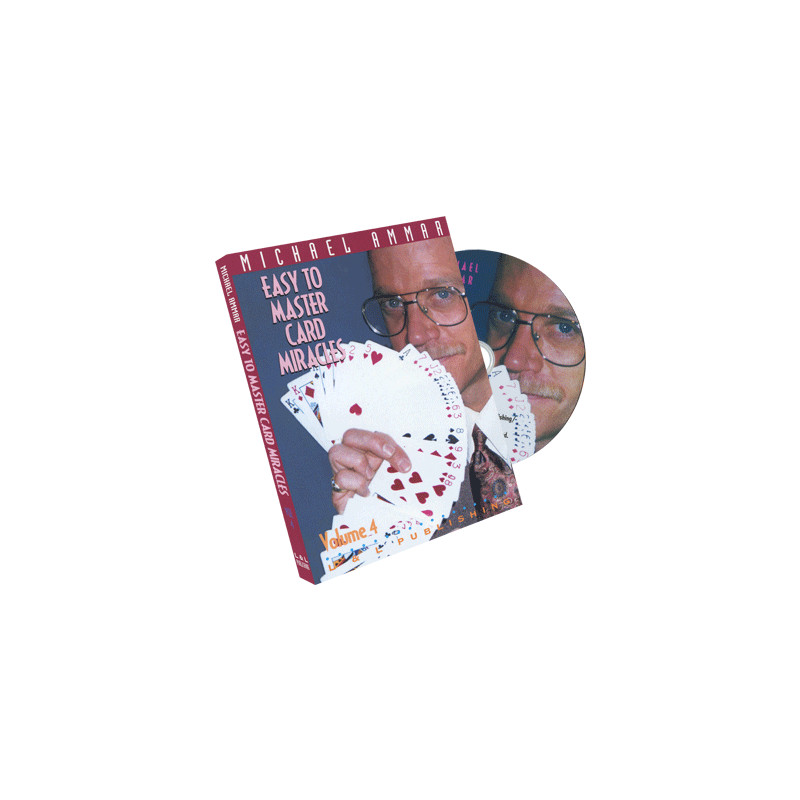 Easy to Master Card Miracles Volume 4 by Michael Ammar - DVD