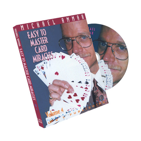 Easy to Master Card Miracles Volume 4 by Michael Ammar - DVD