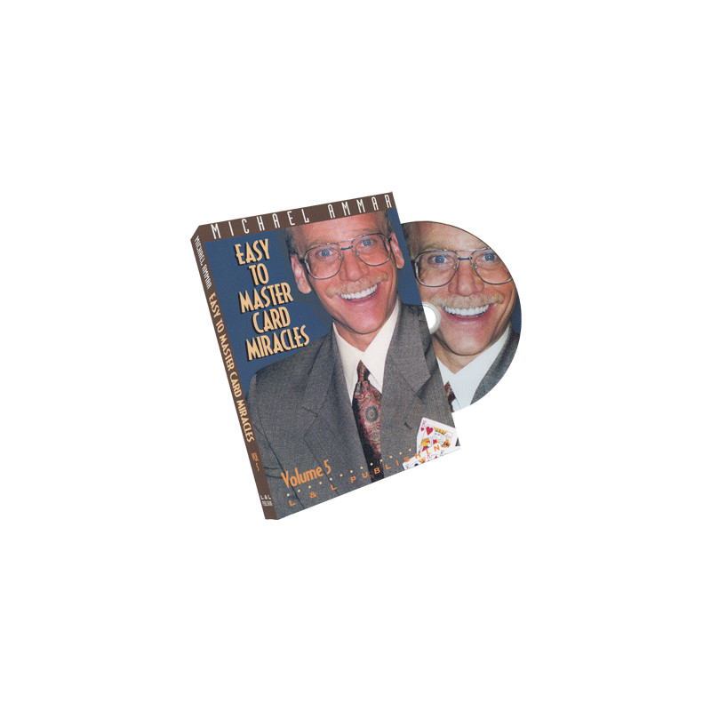 Easy to Master Card Miracles Volume 5 by Michael Ammar - DVD