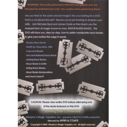 Razor Blade Magic by Byrd and Coats - DVD