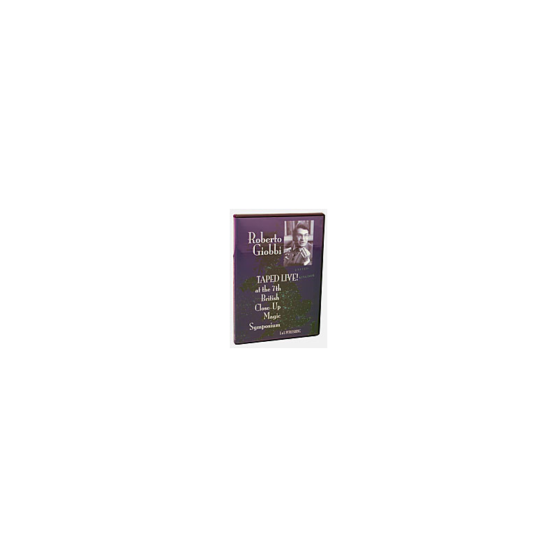 Roberto Giobbi Taped Live DVD