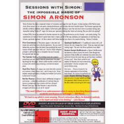 Sessions With Simon: The Impossible Magic Of Simon Aronson Volume 2 - DVD