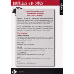 Bootlegs And B-Sides - Volume 1 by Sean Fields - DVD