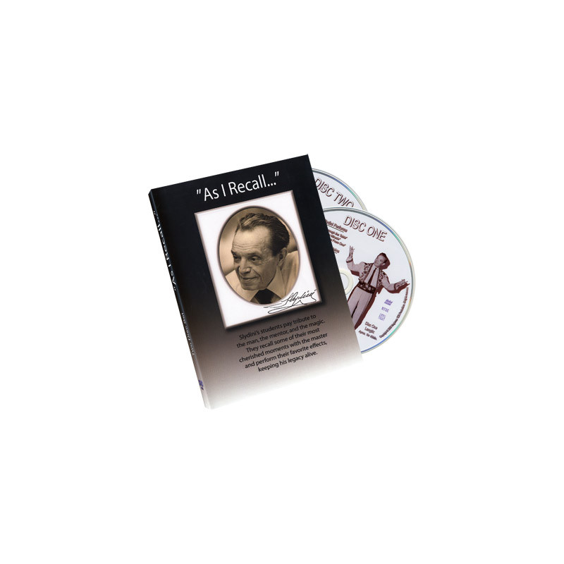 As I Recall (2 DVD Set) - Tony Slydini