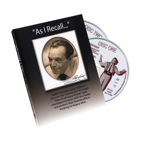 As I Recall (2 DVD Set) - Tony Slydini