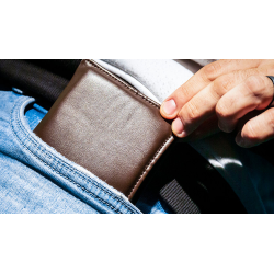 Easy Money Brown Wallet (Gimmick and Online Instructions) by Spencer Kennard - Trick