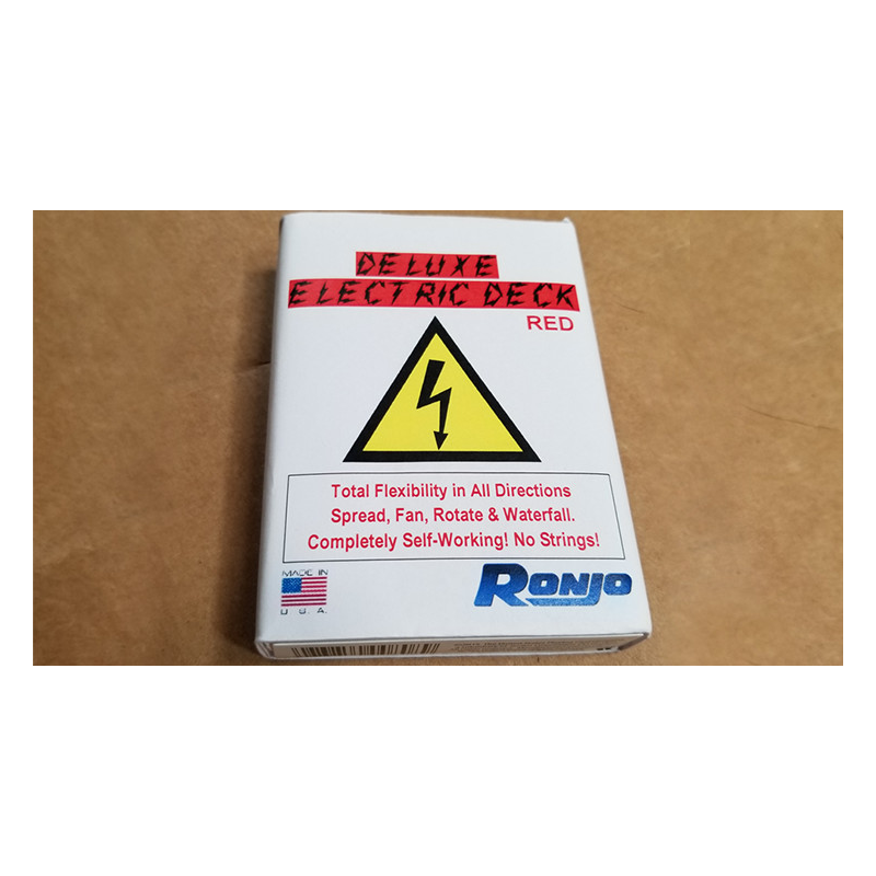 ELECTRIC DECK DELUXE (Red) by Ronjo - Trick