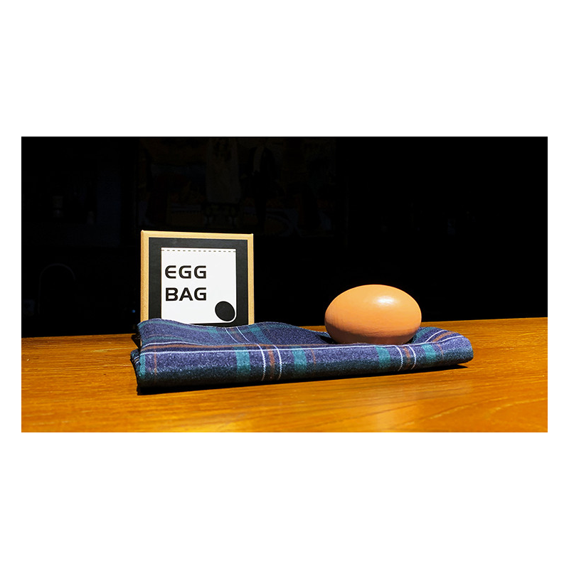 EGG BAG BLUE PLAID by Bacon Magic - Trick