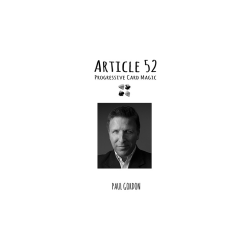 Article 52 by Paul Gordon - Book