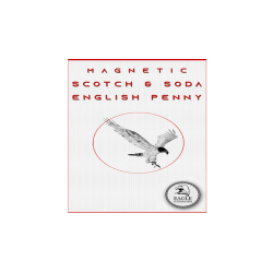 Magnetic Scotch and Soda English Penny by Eagle Coins - Trick