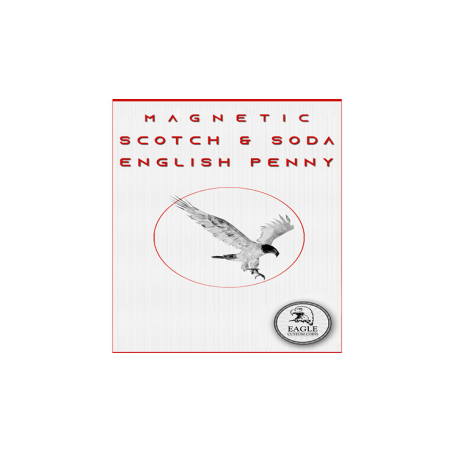 Magnetic Scotch and Soda English Penny by Eagle Coins - Trick