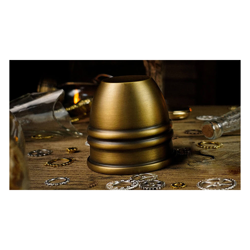 Artistic Chop cup and balls (Brass) by TCC - Trick