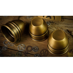 Artistic Combo Cups and Balls (Brass) by TCC - Trick