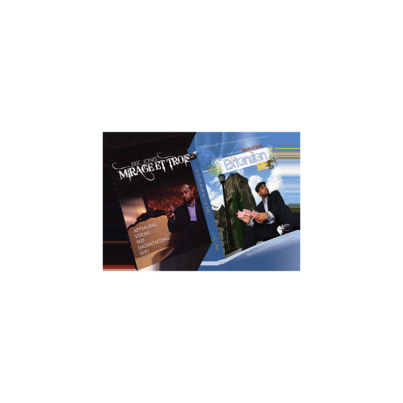 Eric Jones Set: Mirage et Trois and Extension of Me (includes Karate Coin) by Eric Jones and Kozmomagic - DVD
