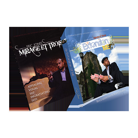 Eric Jones Set: Mirage et Trois and Extension of Me (includes Karate Coin) by Eric Jones and Kozmomagic - DVD