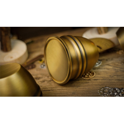 Artistic Combo Cups and Balls (Brass) by TCC - Trick